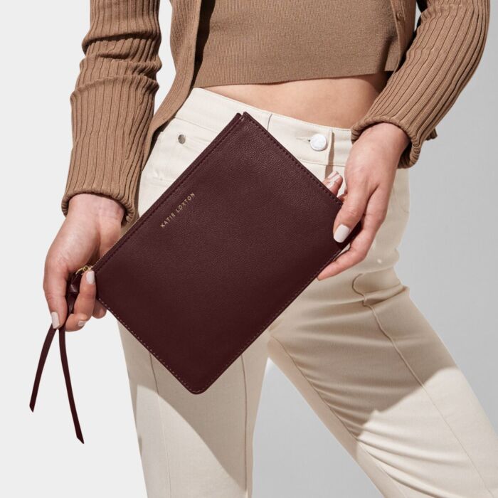 Katie Loxton Isla Pouch - Plum